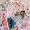 imageBright Starts 5in1 Your Way Ball Play Baby Activity Play Gym ampamp Ball Pit Includes 7 Toys Newborn to Toddler  Rainbow Tropics PinkRainbow Tropics