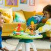 imageBright Starts Around We Go 2in1 Baby Walker Discovery Activity Center and Table Tropic Cool Ages 6 MonthsTropical Cool