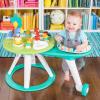 imageBright Starts Around We Go 2in1 Baby Walker Discovery Activity Center and Table Tropic Cool Ages 6 MonthsTropical Cool