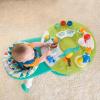 imageBright Starts Around We Go 2in1 Baby Walker Discovery Activity Center and Table Tropic Cool Ages 6 MonthsTropical Cool