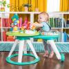imageBright Starts Around We Go 2in1 Baby Walker Discovery Activity Center and Table Tropic Cool Ages 6 MonthsTropical Cool