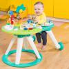 imageBright Starts Around We Go 2in1 Baby Walker Discovery Activity Center and Table Tropic Cool Ages 6 MonthsTropical Cool