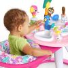 imageBright Starts Around We Go 2in1 Baby Walker Discovery Activity Center and Table Tropic Cool Ages 6 MonthsTropical Coral