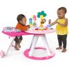 imageBright Starts Around We Go 2in1 Baby Walker Discovery Activity Center and Table Tropic Cool Ages 6 MonthsTropical Coral