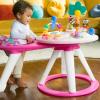 imageBright Starts Around We Go 2in1 Baby Walker Discovery Activity Center and Table Tropic Cool Ages 6 MonthsTropical Coral