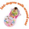 imageBright Starts Around We Go 2in1 Baby Walker Discovery Activity Center and Table Tropic Cool Ages 6 MonthsTropical Coral