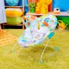 imageBright Starts Baby Bouncer Soothing Vibrations Infant Seat  Removable Toy Bar Nonslip Feet 06 Months Up to 20 lbs Rainforest VibesRainforest Vibes