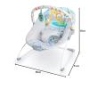 imageBright Starts Baby Bouncer Soothing Vibrations Infant Seat  Removable Toy Bar Nonslip Feet 06 Months Up to 20 lbs Rainforest VibesSafari Fun