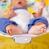 imageBright Starts Baby Bouncer Soothing Vibrations Infant Seat  Removable Toy Bar Nonslip Feet 06 Months Up to 20 lbs Rainforest VibesSafari Fun