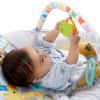 imageBright Starts Baby Bouncer Soothing Vibrations Infant Seat  Removable Toy Bar Nonslip Feet 06 Months Up to 20 lbs Rainforest VibesSafari Fun