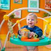 imageBright Starts Bounce Bounce Baby 2in1 Activity Center Jumper ampamp Table  Playful Pond Green 6 MonthsCooking Up Fun