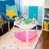 imageBright Starts Bounce Bounce Baby 2in1 Activity Center Jumper ampamp Table  Playful Pond Green 6 MonthsPlayful Palms