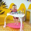 imageBright Starts Bounce Bounce Baby 2in1 Activity Center Jumper ampamp Table  Playful Pond Green 6 MonthsPlayful Palms