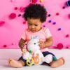 imageBright Starts BunchOFun Plush Activity Toy  Unicorn Ages 3 Months 
