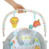 imageBright Starts Comfy Baby Bouncer Soothing Vibrations Infant Seat  Taggies Music Removable Toy Bar 06 Months Up to 20 lbs Whimsical WildWhimsical Wild