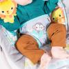 imageBright Starts Comfy Baby Bouncer Soothing Vibrations Infant Seat  Taggies Music Removable Toy Bar 06 Months Up to 20 lbs Whimsical WildWhimsical Wild