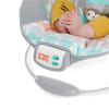 imageBright Starts Comfy Baby Bouncer Soothing Vibrations Infant Seat  Taggies Music Removable Toy Bar 06 Months Up to 20 lbs Whimsical WildWhimsical Wild