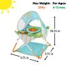 imageBright Starts Disney Baby Finding Nemo Pop N Jump Foldable Activity Center IndoorOutdoor Unisex 6 MonthsOwl Forest