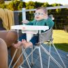 imageBright Starts Disney Baby Finding Nemo Pop n Dine Portable Highchair Suction Cup Nemo Toy Space Saving High Chair for IndoorOutdoor Dining with Fast Easy Compact Fold 6 Months  45 PoundsGray