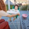 imageBright Starts Disney Baby Finding Nemo Pop n Dine Portable Highchair Suction Cup Nemo Toy Space Saving High Chair for IndoorOutdoor Dining with Fast Easy Compact Fold 6 Months  45 PoundsTeal