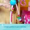 imageBright Starts Disney Baby MINNIE MOUSE PeekABoo Baby Activity Center Jumper with 8 Toys Lights ampamp Sounds 360Degree Seat 612 Months PinkBlue