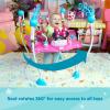 imageBright Starts Disney Baby MINNIE MOUSE PeekABoo Baby Activity Center Jumper with 8 Toys Lights ampamp Sounds 360Degree Seat 612 Months PinkBlue
