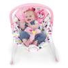 imageBright Starts Disney Baby Minnie Mouse Baby Bouncer Soothing Vibrations Plush Infant Seat  Removable Toy Bar Nonslip Feet 06 Months Up to 20 lbs Spotty DottyMinnie Mouse Spotty Dotty