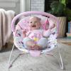 imageBright Starts Disney Baby Minnie Mouse Baby Bouncer Soothing Vibrations Plush Infant Seat  Removable Toy Bar Nonslip Feet 06 Months Up to 20 lbs Spotty DottyMinnie Mouse Spotty Dotty