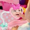 imageBright Starts Disney Baby Minnie Mouse Forever Besties Baby Activity Center Jumper with 10 Toys Lights ampamp Sounds 360Degree Seat 612 Months PinkMinnie Mouse Forever Besties