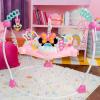 imageBright Starts Disney Baby Minnie Mouse Forever Besties Baby Activity Center Jumper with 10 Toys Lights ampamp Sounds 360Degree Seat 612 Months PinkMinnie Mouse Forever Besties