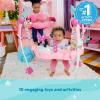 imageBright Starts Disney Baby Minnie Mouse Forever Besties Baby Activity Center Jumper with 10 Toys Lights ampamp Sounds 360Degree Seat 612 Months PinkMinnie Mouse Forever Besties