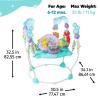 imageBright Starts Disney Baby Minnie Mouse Forever Besties Baby Activity Center Jumper with 10 Toys Lights ampamp Sounds 360Degree Seat 612 Months PinkThe Little Mermaid