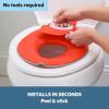 imageBright Starts Disney Baby Stitch Flip ampamp Sit Potty Training Seat Attaches to Toilet Securely Space Saving Design Fits Most Toilets Easy to CleanCars