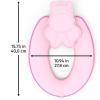 imageBright Starts Disney Baby Stitch Flip ampamp Sit Potty Training Seat Attaches to Toilet Securely Space Saving Design Fits Most Toilets Easy to CleanMinnie