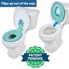 imageBright Starts Disney Baby Stitch Flip ampamp Sit Potty Training Seat Attaches to Toilet Securely Space Saving Design Fits Most Toilets Easy to CleanStitch