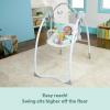 imageBright Starts Disney Baby Winnie The Pooh Milestone Swing Classic Pals Foldable Design with Toys ampamp Melodies Unisex Newborn 6 20 lbs