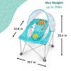 imageBright Starts Disney Finding Nemo Pop N Chill Travel Seat IndoorOutdoor Use Infant Seat with UPF 50 Canopy Blue Ages 06 MonthsNemo
