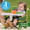 imageBright Starts Disney Mickey Mouse Pop N Sit Portable Booster IndoorOutdoor Use Floor Seat with Feeding Tray Blue 6 Mos  3 YrsJohn Deere