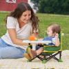 imageBright Starts Disney Mickey Mouse Pop N Sit Portable Booster IndoorOutdoor Use Floor Seat with Feeding Tray Blue 6 Mos  3 YrsJohn Deere