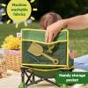 imageBright Starts Disney Mickey Mouse Pop N Sit Portable Booster IndoorOutdoor Use Floor Seat with Feeding Tray Blue 6 Mos  3 YrsJohn Deere