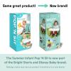 imageBright Starts Disney Mickey Mouse Pop N Sit Portable Booster IndoorOutdoor Use Floor Seat with Feeding Tray Blue 6 Mos  3 YrsLittle Mermaid