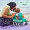 imageBright Starts Disney Mickey Mouse Pop N Sit Portable Booster IndoorOutdoor Use Floor Seat with Feeding Tray Blue 6 Mos  3 YrsLittle Mermaid