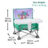 imageBright Starts Disney Mickey Mouse Pop N Sit Portable Booster IndoorOutdoor Use Floor Seat with Feeding Tray Blue 6 Mos  3 YrsLittle Mermaid