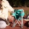 imageBright Starts Disney Mickey Mouse Pop N Sit Portable Booster IndoorOutdoor Use Floor Seat with Feeding Tray Blue 6 Mos  3 YrsTeal  Gray