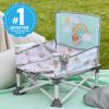 imageBright Starts Disney Mickey Mouse Pop N Sit Portable Booster IndoorOutdoor Use Floor Seat with Feeding Tray Blue 6 Mos  3 YrsWinnie The Pooh