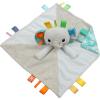 imageBright Starts Elephant Cuddle n Tags 2Sided Baby Lovey Security Soothing Blanket 16quot1 Count Pack of 1