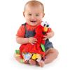 imageBright Starts Elephant Cuddle n Tags 2Sided Baby Lovey Security Soothing Blanket 16quot1 Count Pack of 1