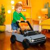 imageBright Starts Ford Bronco 4in1 Blue Grey Baby Activity Center ampamp Push Walker with Removable Interactive Steering Wheel Toy 6 Months and upArea 51 Blue Bronco