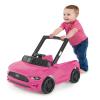 imageBright Starts Ford Bronco 4in1 Blue Grey Baby Activity Center ampamp Push Walker with Removable Interactive Steering Wheel Toy 6 Months and upPink Mustang