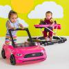 imageBright Starts Ford Bronco 4in1 Blue Grey Baby Activity Center ampamp Push Walker with Removable Interactive Steering Wheel Toy 6 Months and upPink Mustang